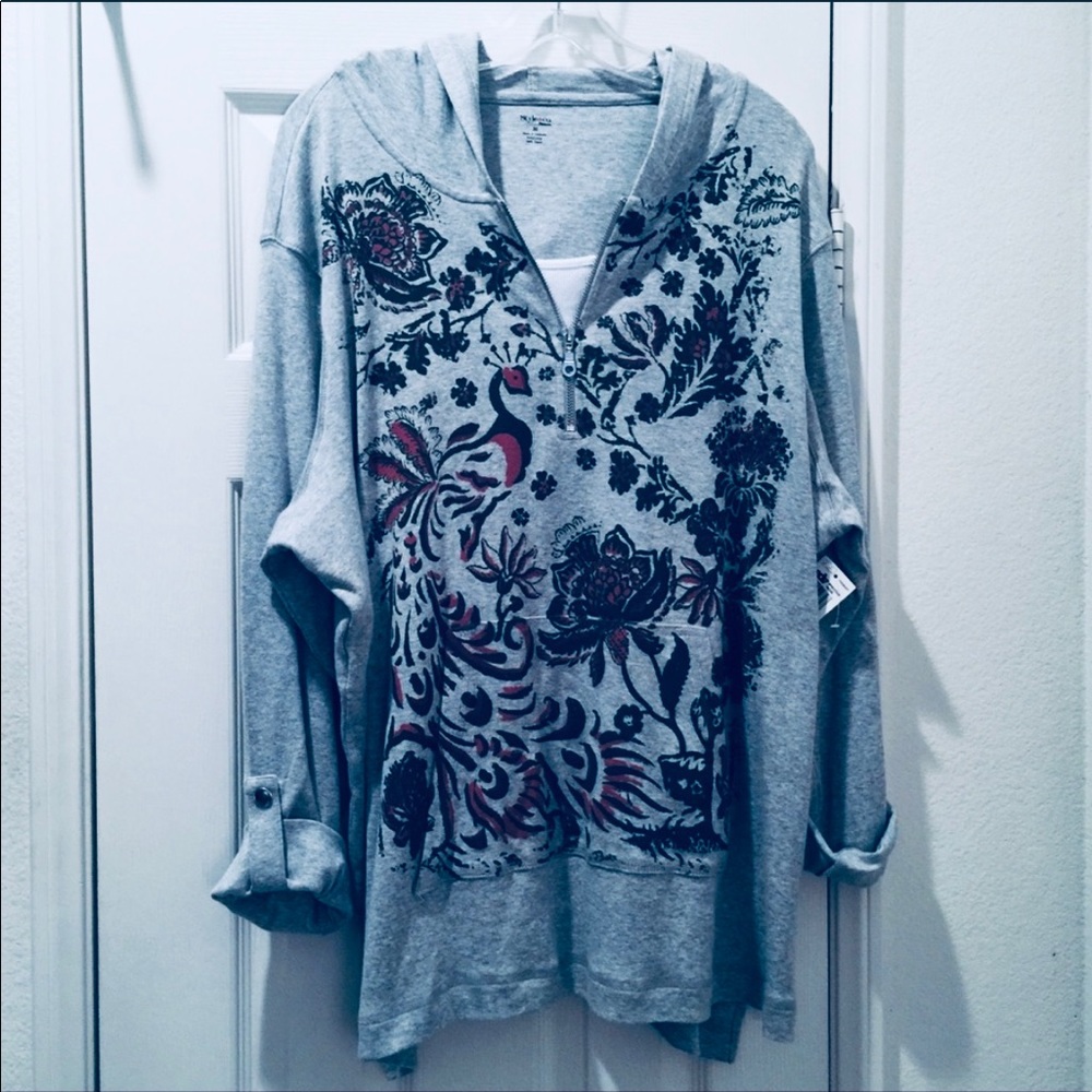 ❌SOLD OUT❌ #HOODED PEACOCK SWEATSHIRT